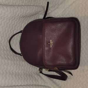 Kate spade small backpack  W/Keychain